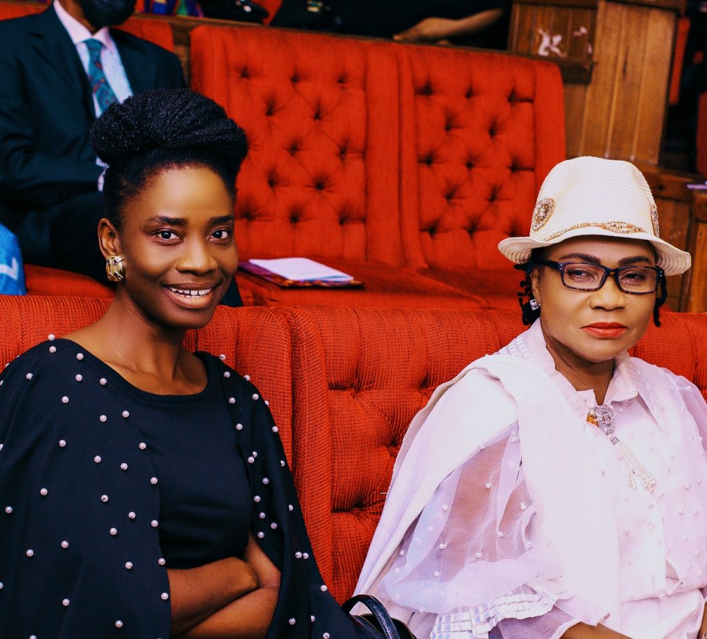 Princess Olatorera Oniru with Erelu Kuti IV Abiola Dosunmu of Lagos