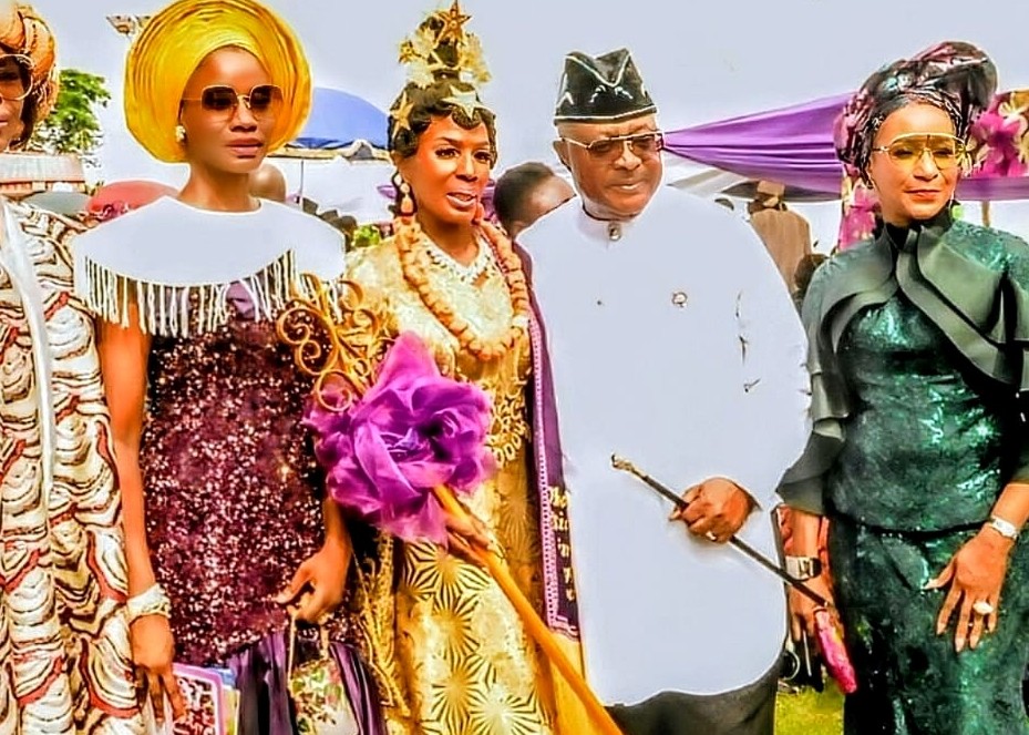 Princess Oniru Attended Chieftaincy Ceremony in Calabar for Obonganwan